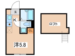 HERMIT　CRAB　HOUSE白幡上町Ⅲの物件間取画像